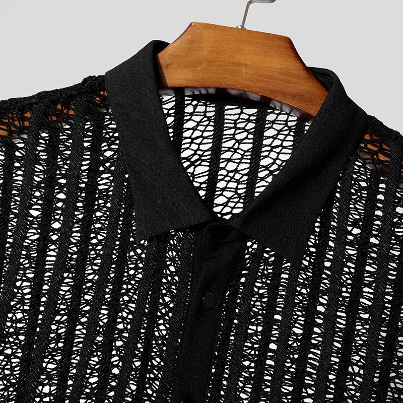 Kaien Mesh Lounge Shirt