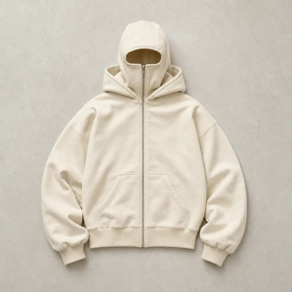 ANTI SOCIAL BALACLAVA ZIP-UP HOODIE