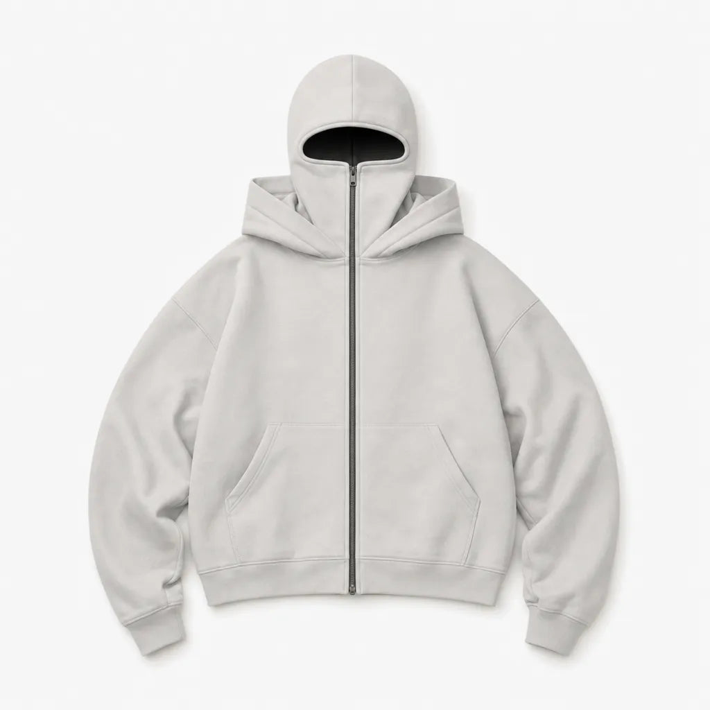 ANTI SOCIAL BALACLAVA ZIP-UP HOODIE
